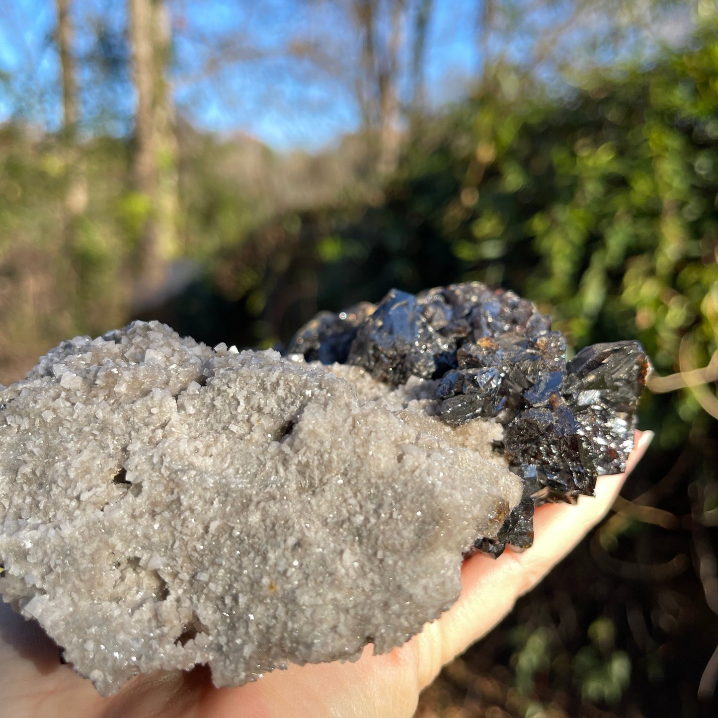Sphalerite, Dolomite and Calcite Elmwood Mine - Healing Stone Beings