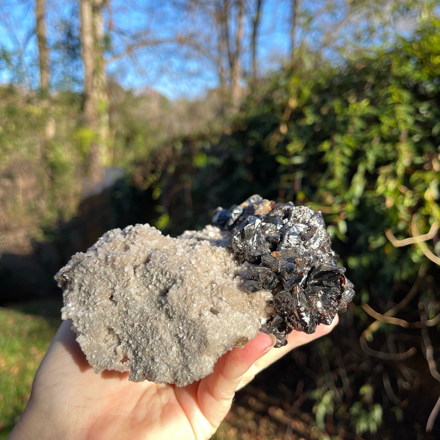 Sphalerite, Dolomite and Calcite Elmwood Mine - Healing Stone Beings
