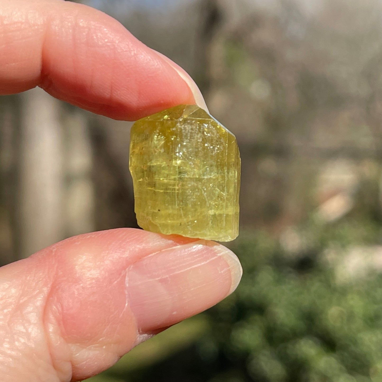 Yellow Apatite from Morocco - Healing Stone Beings